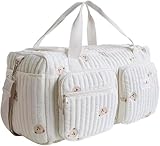 Générique Sac à langer fourre tout pour maman   Léger   Matelassé   Grand sac à langer multifonction pour la maternité et le changement de bébé pour l'hôpital et le week end