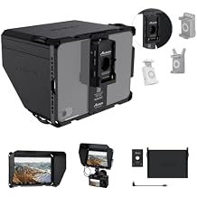 Accsoon PowerCage Mini iPad Cage 8.3inch for i.Pad Mini 6/7A17 Pro Tablet Cage with NP-F Battery Adapter Sunhood Protective iPad Case, Use with SeeMo 4K/CineView for Monitoring