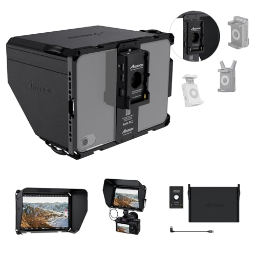 Image of Accsoon PowerCage Mini iPad Cage 8.3inch for i.Pad Mini 6 /7(A17 Pro) Tablet Cage with NP-F Battery Adapter Sunhood Protective iPad Case, Use with SeeMo 4K /CineView for Monitoring