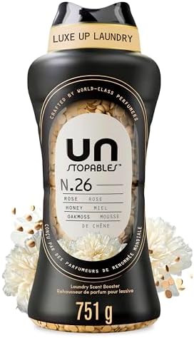 Downy Unstopables Unlimited Collection In-Wash Laundry Scent Booster Beads, No. 26, Fine Fragrance, Long-Lasting Fresh Scent Beads, 751 g