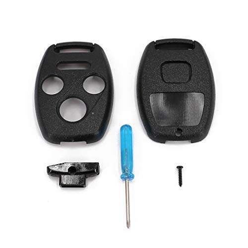 UTSAUTO 4 Buttons Replacement for Key Fob Remote Shell Case Cover Key Fob Cover Housing Fit for Honda Accord Civic CR-V 1PC Pack (Only Casing)