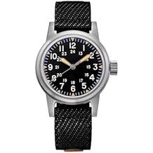 ساعة ADDIESDIVE AD2088 الميدانية للرجال، ساعة ميكانيكية أوتوماتيكية NH35 مقاس 36 مم، C3 Lume، تاج لولبي، مقاومة للماء حتى عمق 200 متر، حزام من النايلون