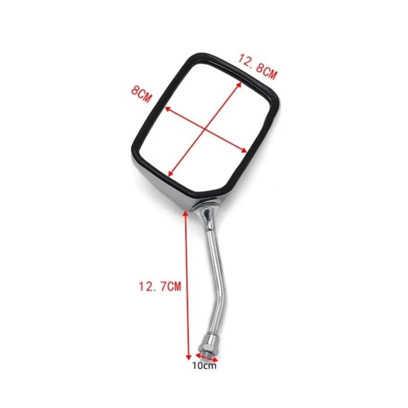 Retrovisores moto universal 10mm para manillar de scooter y ATV 2