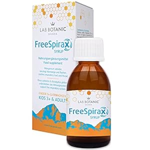 Hustensaft von LAB BOTANIC BAVARIA FreeSpiraX | Für Erwachsene & Kinder I Mit Propolis, Eukalyptus, Pelargonium Sidoides…