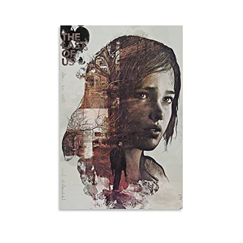 UTOMAX Póster decorativo de The Last of Us para pared, póster de pared y arte impreso, moderno,...