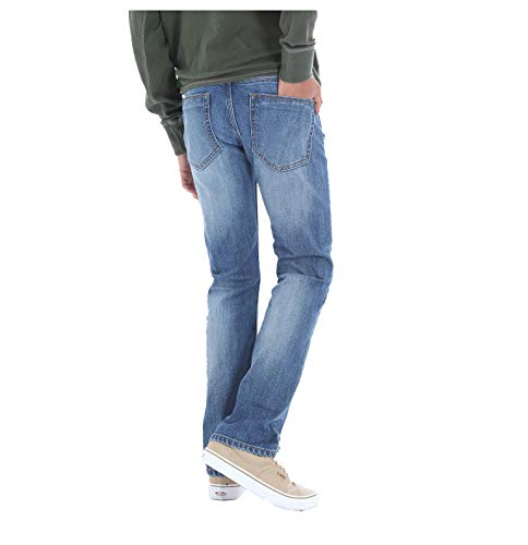 Wrangler Boys' 5 Pocket Slim Straight Jeans - Cool Blue (10 Husky)3