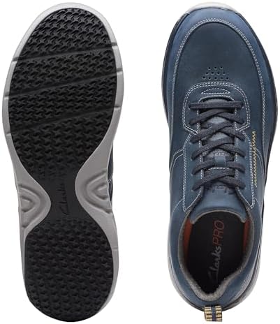 Clarks Men's Clarkspro Lace Oxford, Navy Leather, 14 | Image 1