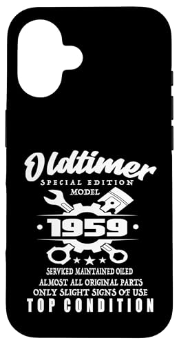 Oldtimer Edición Especial 1959 Edición Limitada 1959 Vintage Carcasa para iPhone 16