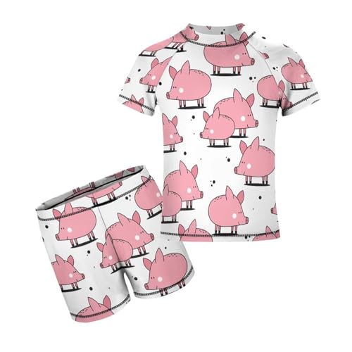 Happy PigsChildren's Swimsuits Boys Two Piece Suit9-11Y（140cm）