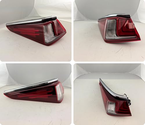 Tail Light Assembly Replacement for Lexus ES250, ES300h, ES350 2019-2022, LED Tail Lamp w/ Bulb, Outer-Right/Passenger Side, Japan Built, 81551-33800, 81551-33801, 81550-33802, DOT/SAE by ALLIGATOR AUTO LIGHTS - Used condition - Image 4