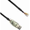 USB to RS485 Serial Converter Cable with TX/RX LEDs, Wire End, 1.5m, USB-RS485-WE Compatible, EZSync010