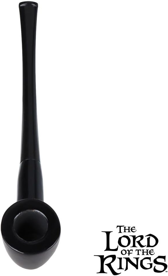 Pulsar Shire Pipes - MINES OF MORIA Black Cherry Dublin Style Tobacco Pipe - 5.5" Long - Officially Licensed The Lord of the Rings Collectible