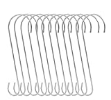 ESYLIFE 12 Inch Strong Rust Resistant Bird Feeder Hooks Plant Hanger Tree Branch Hook, Set of 12
