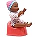 Drink and Wet Baby Doll, With Training Potty, 2 Bottles, Diaper, Bib, African American