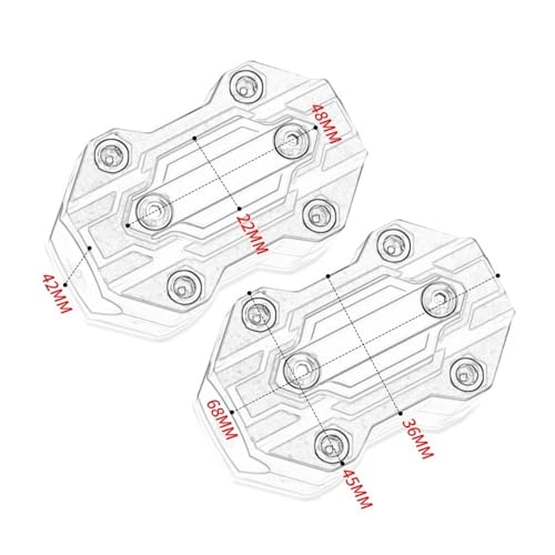 Bloc de protection pare-chocs moto pour éviter les rayures Tenere700 - 3