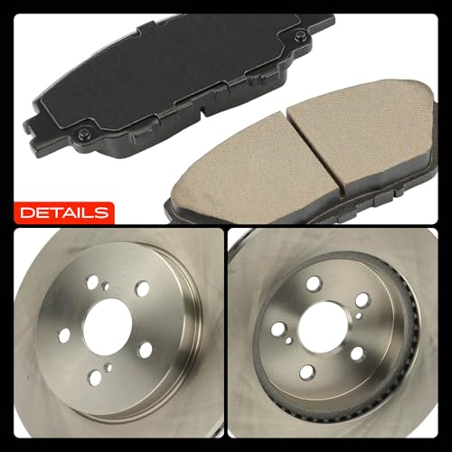 A-Premium 11.14 inch (283.1mm) Front Vented Brake Rotors & Ceramic Pads Kit by A-Premium - Used condition - Image 9