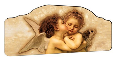 Lupia - Marco capezzale 'Angels', sobre tabla hecho el primer beso, 42 x 92 cm