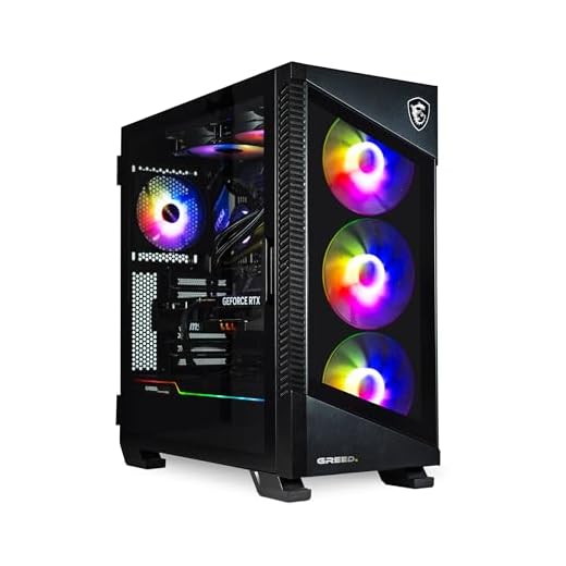 Greed® MK5 Power - Gaming PC - Intel Core i9 12900KF + RTX 5070 Ti 16GB - RGB computer con Raytracing & 4K - 5,2 GHZ - 32 GB RAM DDR5-1TB SSD - WLAN + Win11 Pro