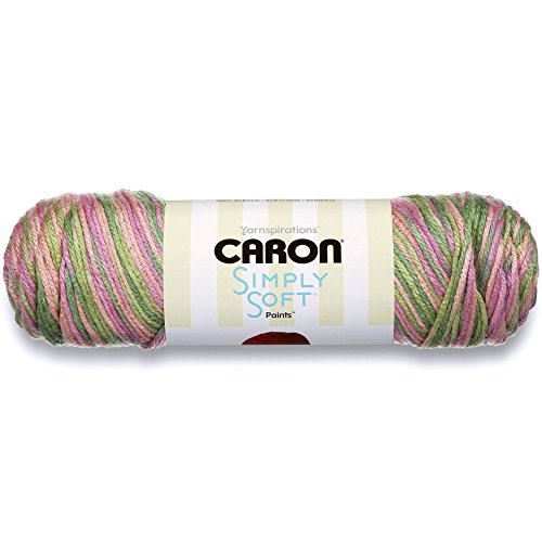 Image of Caron Simply Soft Paints Yarn Medium Worsted Gauge 100% Acrylic - 5 oz - Paints Rose Garden - Machine Wash & Dry