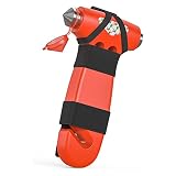 BSUXMAFG Car Safety Hammer, 3-in-1 Emergency Escape Tool with Window Breaker and Seat Belt Cutter, S