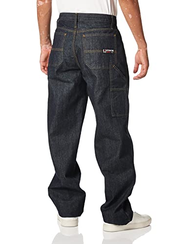 Cinch Men's FR Blue Label Carpenter Loose Fit Jean, Indigo, 46W x 32L3