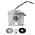 Puroflo FLR-133PSCP Reverse Osmosis RO Drinking Faucet, Chrome, Non-Air Gap, NSF, Lead Free Meet AB1953 with Faucet Connection Push-in Fitting