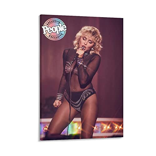 Toile Miley Cyrus poster de decores de salon moderne rock