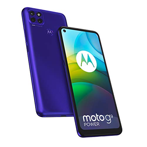 Motorola Moto G9 Power Dual-SIM 128GB ROM + 4GB RAM Factory Unlocked Android Smartphone (Electric Vi