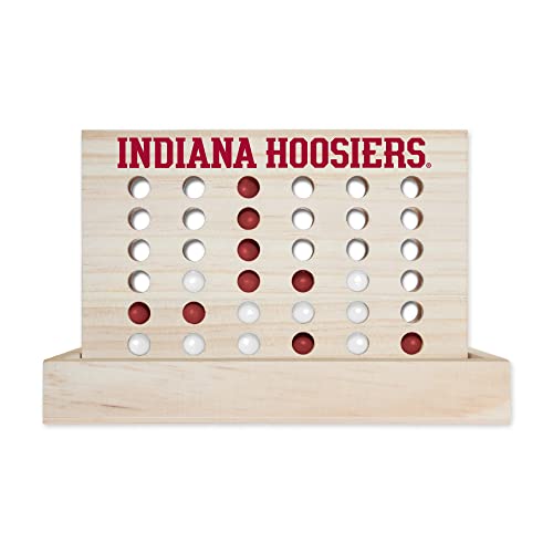 Rico Industries Ncaa Indiana Hoosiers Wooden 4 In A Row Board Game Line Up 4 Game Travel Board Games For Kids And Adults #TOP12