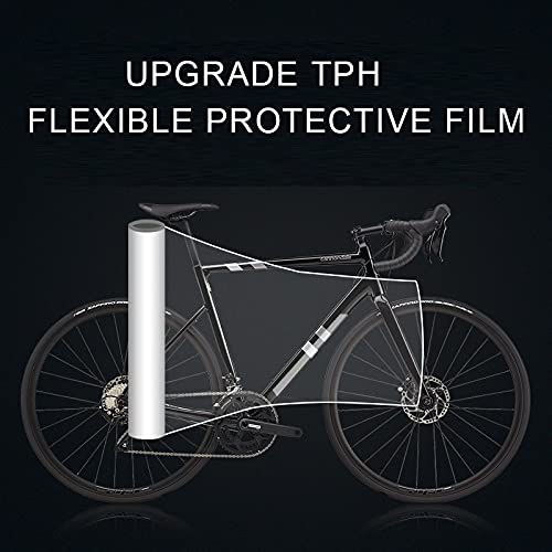 Bande de protection transparente pour cadre de vélo - Résistant aux rayures - Pour vélo de route et VTT