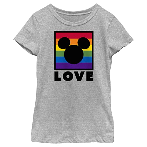 T-shirt Disney fille col rond gris d'une finition soignée en taille XS