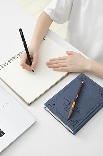 HARRY POTTER Stift und Bleistift Set (Zauberstab und Besen Design) Kugeschreiber, Stifte-Set Geschenke für Frauen und Männer - Offizielles Lizenzprodukt