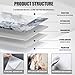 10pcs Peel and Stick Tile Shower Waterproof Marble Tiles Wall Panels, 11.8