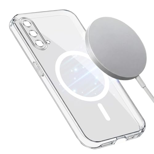 Image of Jkobi Lifetime Anti-Yellow MagSafe Compatible Clear Back Cover Case for OnePlus Nord CE 5G (Sleek Hard Crystal | Shockproof and Camera Protection)