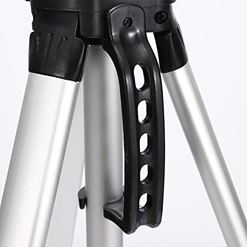 Projector Mount Tripod Projector Floor Stand con bolsa de transporte, tamaño de placa de 11 a 15 pulgadas, altura ajustable hasta 57 pulgadas, montaje en techo con bandeja miniatura 3