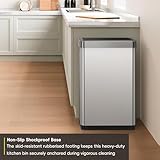 EKO Mirage X 80L Motion Sensor Bin, Large Automatic Touchless Stainless Steel Rubbish Bin with Soft-Close Lid, Hands-Free Smart for Kitchen, Home, Office, Commercial Use - Image 9