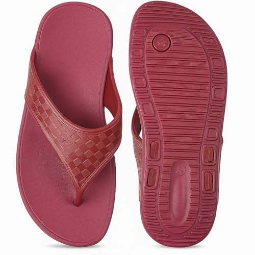 Image of ORTHO JOY EVA Slipper For Women || Waterproof & Everyday Flip Flops for Ladies || Slippers with Cushion Foot Bed || Anti-slip sole || Sweat free