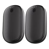 充電式 ハンドウォーマー | 携帯型磁気ハンドウォーマー,屋外 スポーツ レジャー 勉強 仕事 スノボー スキー ワカサギ釣り キャンプ 通勤 贈り物 防寒グッズ