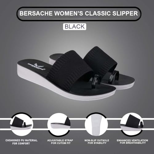 Image of BERSACHE Extra Soft Classic Casual with Regular wear with Ultra Soft & Flexibility Technology Slipper for Women's