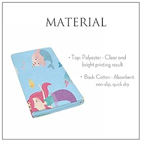 Artsadd Personalized Mermaid Beach Towels for Kids Boys Girls - Custom Name Bath Towel - Soft Pool Towel with Name Mermaid Gifts - Birthday Summer Gift for Baby Children - 30" x 56" 41VTRwt0tLL. SS280