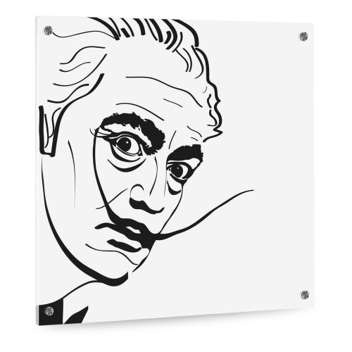 Protector de salpicaduras cocina cristal templado Dali panel protector de pared 50x75 3