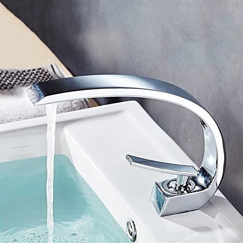 Robinet de lavabo monotrou à poignée unique pour salle de bain