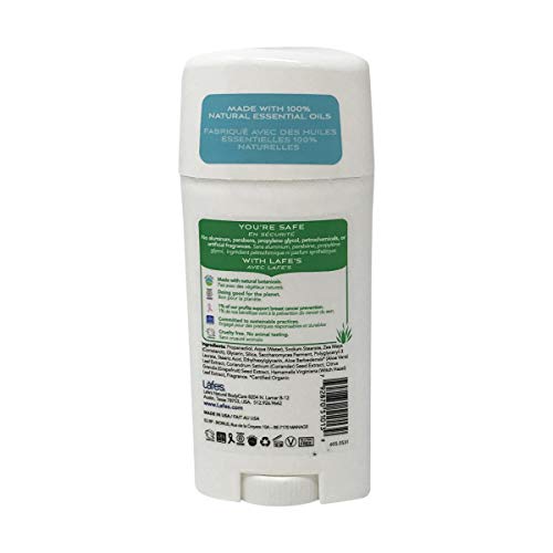 Desodorante Natural Stick Retrátil Refrescante - 63 Mg - Lafe´S, Lafe´S