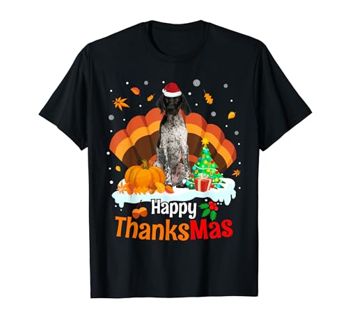 Thanksgiving German Shorthaired Pointer Happy Christmas T�V���c