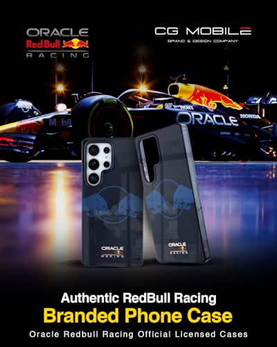 Image of CG MOBILE REDBULL Racing [Official Licensed] IML & Transparent PC Case with Magnetic System & Two Bulls Logo Protective Case /Cover Designed for Galaxy S25 Ultra - Navy