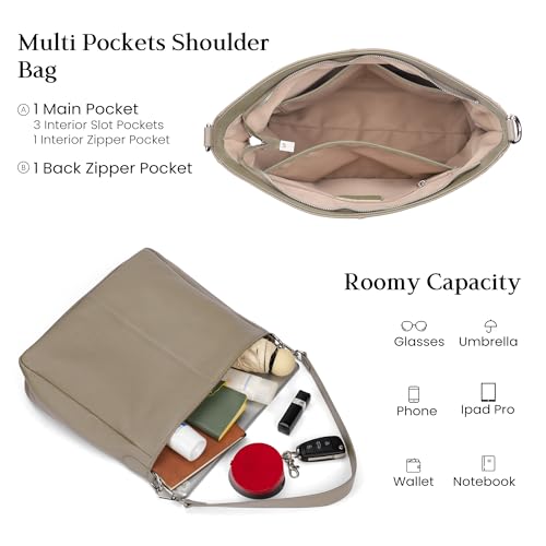 Image of befen Soft Genuine Leather Hobo Bags Purse for Women Crossbody Shoulder Bag