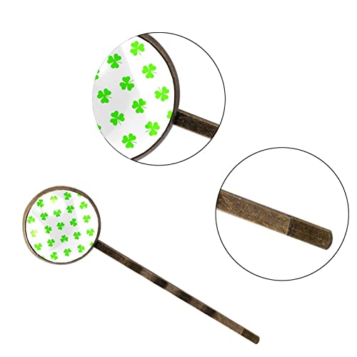 Épingles à cheveux trèfle vert barrette pinces accessoires de tête
