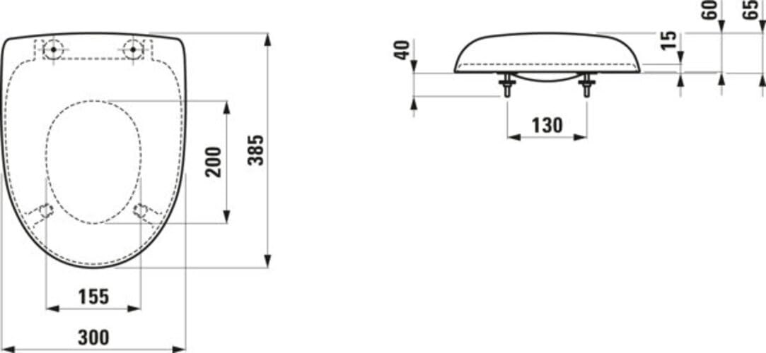 LAUFEN Florakids WC-Sitz, mit Deckel, ohne Absenkautomatik, 385x300mm, H8910303000001, Farbe: weiß