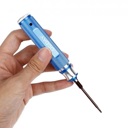 OCDAY 6-in-1 RC Schraubendreher-Set aus Hartlegierung, Entfernungswerkzeuge für Phantom 3/4, Blau