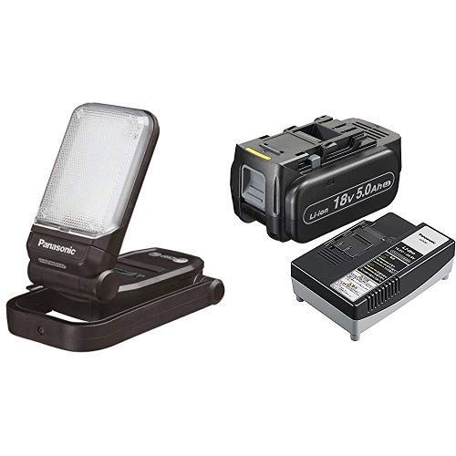 �p�i�\�j�b�N 14.4V/18V/21.6V�Ή� �R���p�N�g�}���`LED���C�g750ml �� �y18V/5.0Ah�d�r�p�b�N�E�[�d��Z�b�g�z EZ37C4-B/EZ9L54ST